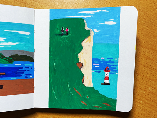 手绘速写打卡 D21远景（个人主页-ZNjMzMzEyODg=） - 创作习作 - 站酷设计师大荔枝72原创素材 - 站酷ZCOOL