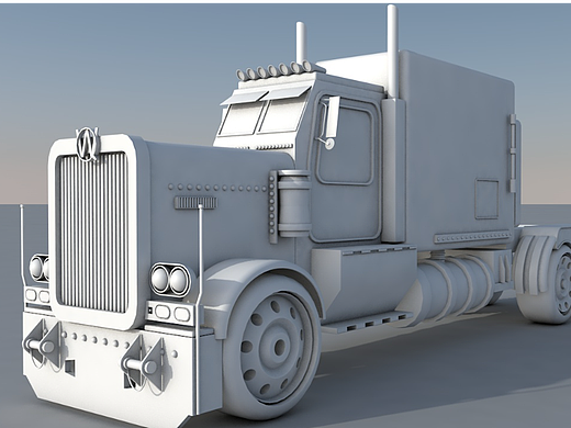C4D卡车建模