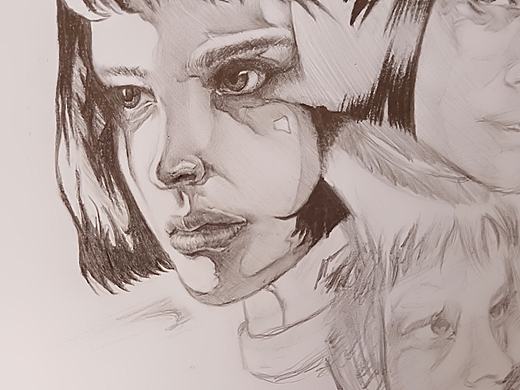 临摹monkey大佬的,特别喜欢这个女娃子