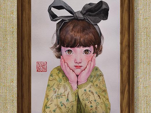 宝宝水彩画