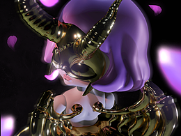 3d建模3d渲染rosekiller女武神