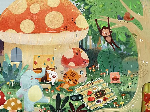 动物世界（个人主页-ZNTcyMTM5MzI=） - 绘本 - 站酷设计师Z945207640原创素材 - 站酷ZCOOL