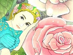 女孩和玫瑰