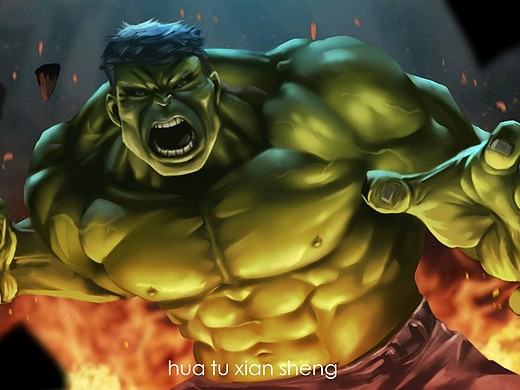 绿巨人 浩克_素材网站_图片免费下载-zcool站酷