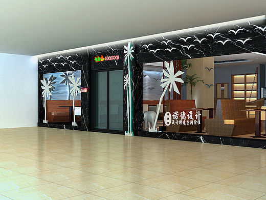 东南亚椰香风情餐厅设计-餐饮店设计-主题餐厅设计效果图