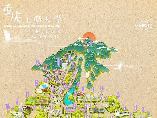 手绘地图