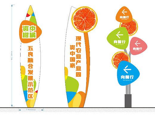 农产品产业园设计建设VI 导视标识
