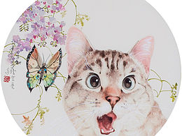 馋嘴猫 黄云亮画猫 