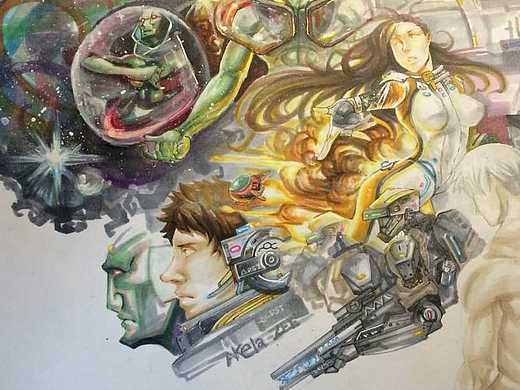 記憶里那時的我們（個人主頁-ZMTk2MDAwNTI=） - 概念設定 - 站酷設計師7610328原創(chuàng)素材 - 站酷ZCOOL