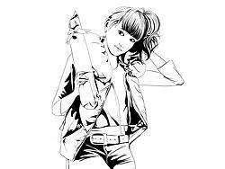 人物線描練習(xí)