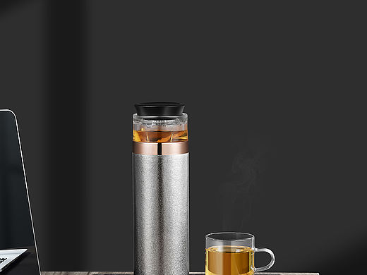 保温杯摄影 | 钛杯保温杯-杯子，