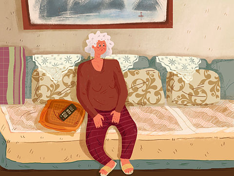 我姥姥👵🏻（个人主页-ZNDUzMjg1NTY=） - 创作习作 - 站酷设计师luo鱼原创素材 - 站酷ZCOOL