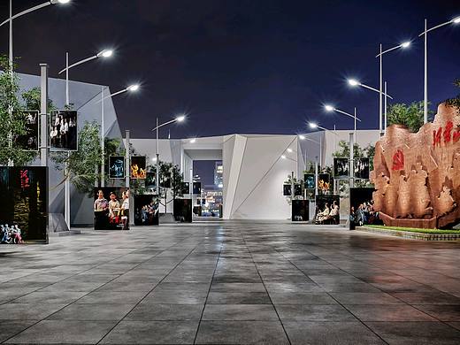 一个党建文化路标表现