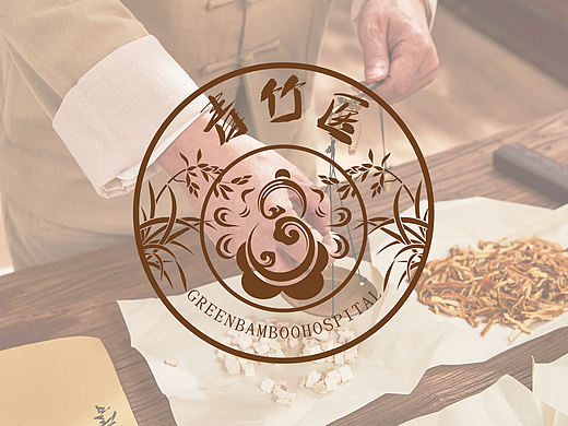 logo设计推拿养生馆招牌图标定制