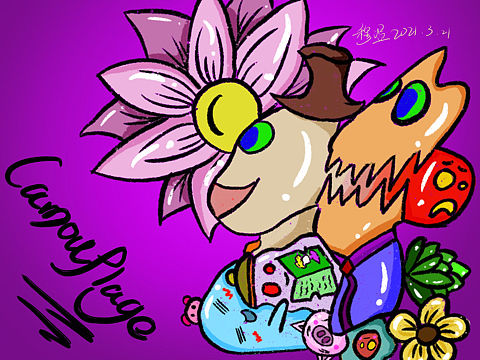 抽象创意类插画