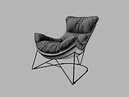 休闲椅建模