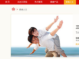 无限极网站临摹