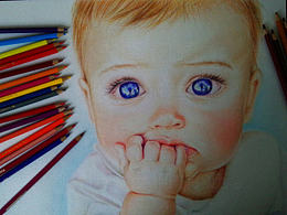 《一眼星辰》末雪初晴原創(chuàng)彩鉛繪