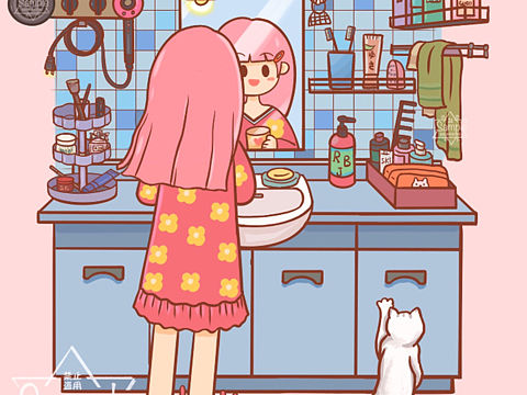 冰冰的家 洗漱间