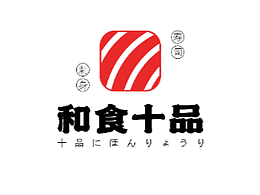 日式料理刺身logo設計