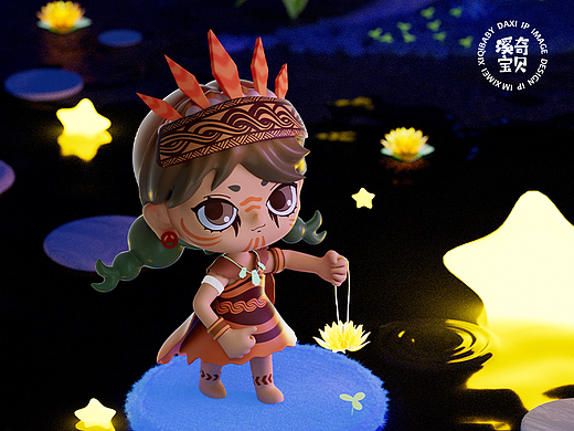 “溪”奇宝贝—大溪IP形象设计I 实践项目