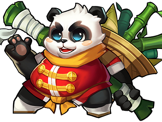 熊猫大侠-川剧变脸|插画|游戏原画|呦呦呦子 - 原创作品 - 站酷