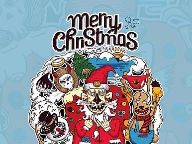 Merry Christmas（个人主页-ZMTQ1MDUxNTY=） - 新锐潮流插画 - 站酷设计师竹先生121原创素材 - 站酷ZCOOL