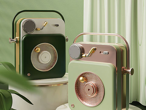 blender 产品建模练习-小音响