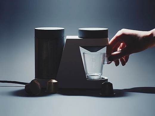 胶囊茶 咖啡机 产品设计 简约  