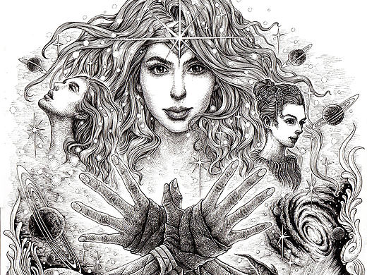 《神奇女侠》手绘作品 