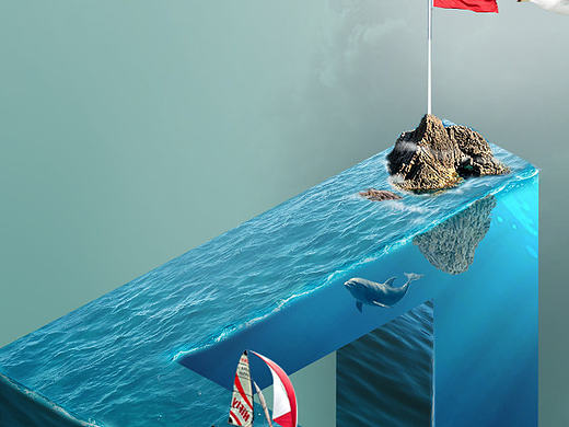 矛盾空间合成练习（个人主页-ZMTkwNjY2MTI=） - 海报 - 站酷设计师Vv98原创素材 - 站酷ZCOOL