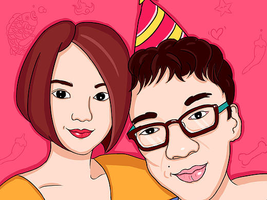 day6-每日一画-生日快乐~