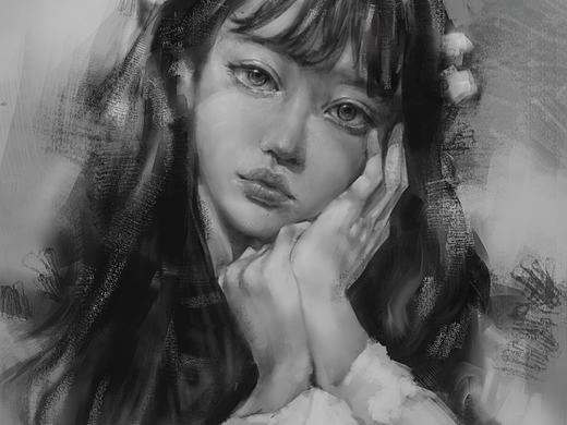 素描头像练习（个人主页-ZMzkyMDExNjA=） - 创作习作 - 站酷设计师魔仙小菜原创素材 - 站酷ZCOOL