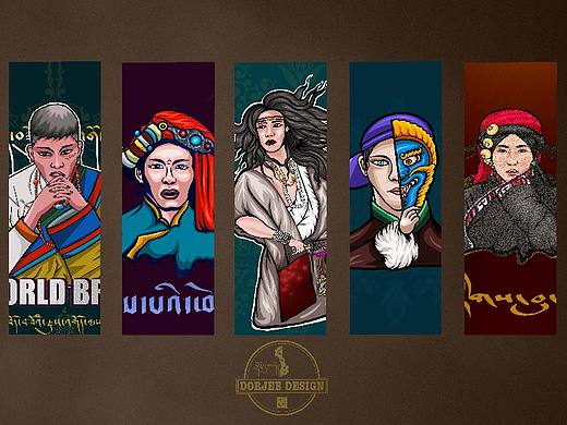 藏式插畫（個人主頁-ZNDg1NDczNjA=） - 商業(yè)插畫 - 站酷設(shè)計師多吉設(shè)計工作室原創(chuàng)素材 - 站酷ZCOOL