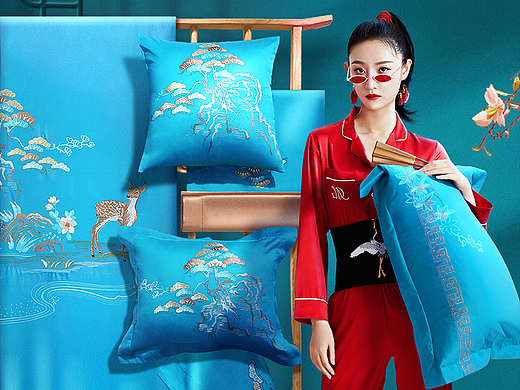 富安娜“国潮新风尚”无线首页设计