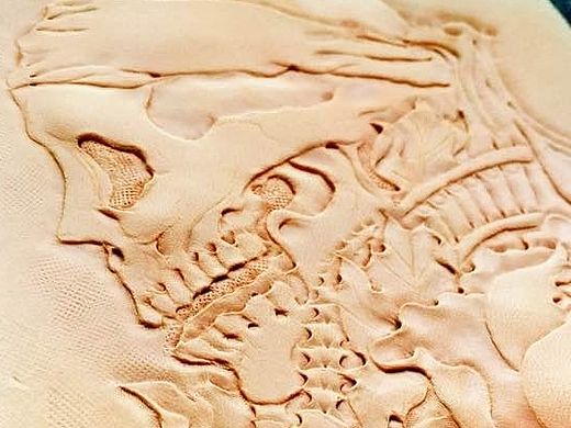 中国风皮雕习作之3