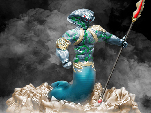 练习作品《蛇怪》