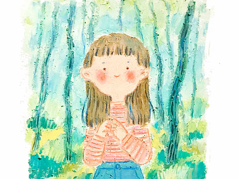 油画棒 人物