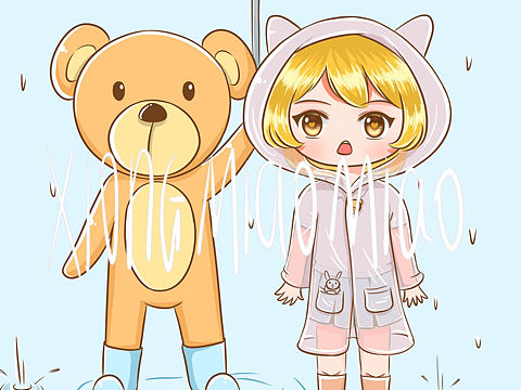 最美的不是下雨天（个人主页-ZMjE1NjQxMjQ=） - 创作习作 - 站酷设计师悦微小画原创素材 - 站酷ZCOOL