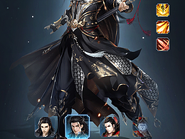 扁平中国风游戏界面风格练习