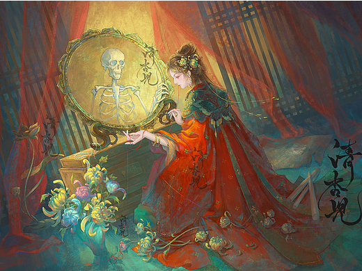 十二花神菊花神——小轩窗，正梳妆