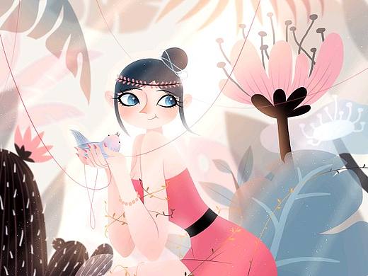 花间（个人主页-ZMzEyNTMwMjQ=） - 创作习作 - 站酷设计师littlekoucy原创素材 - 站酷ZCOOL