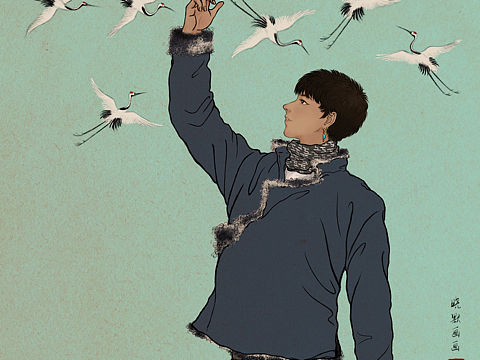 丁真的世界（個(gè)人主頁-ZNTAwNjU2ODA=） - 創(chuàng)作習(xí)作 - 站酷設(shè)計(jì)師曉默畫畫原創(chuàng)素材 - 站酷ZCOOL