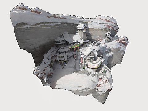 场景基础主讲&研修助讲陈克凡老师沙盘演示《雪镇》