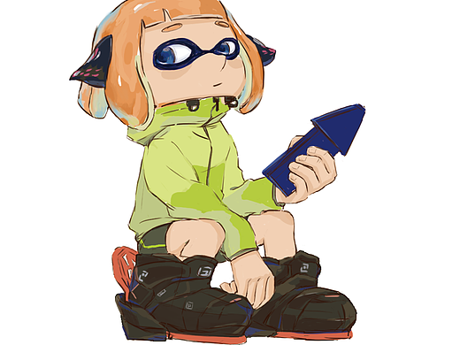 喷射乌贼2，临摹画者LIPlilili的本子（个人主页-ZMzU1NjQ3NjA=） - 创作习作 - 站酷设计师超没谱yierr原创素材 - 站酷ZCOOL