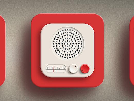 红色图标一组 UI icon