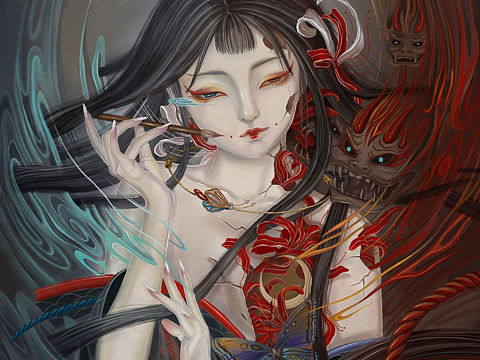 古风人物插画