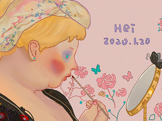 12月到1月的每日一画（个人主页-ZNDIzOTI3OTI=） - 创作习作 - 站酷设计师你单身原创素材 - 站酷ZCOOL