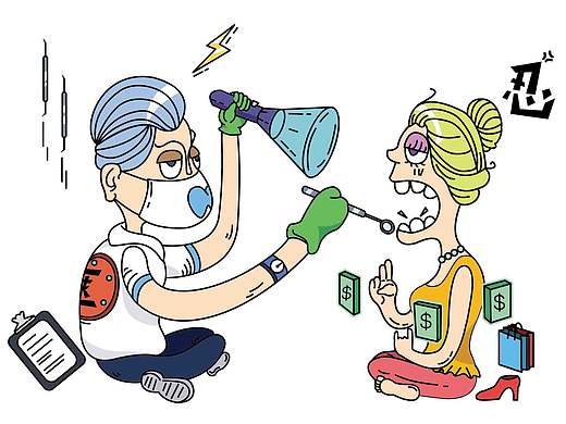 最近做的一些關(guān)于牙科的小插畫（個(gè)人主頁(yè)-ZMjE0NzE4NTY=） - 商業(yè)插畫 - 站酷設(shè)計(jì)師專賣小黃雞原創(chuàng)素材 - 站酷ZCOOL