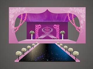 唯美婚礼舞台设计（个人主页-ZNjU0NTEyNA==） - 其他平面 - 站酷设计师cxy19861125原创素材 - 站酷ZCOOL